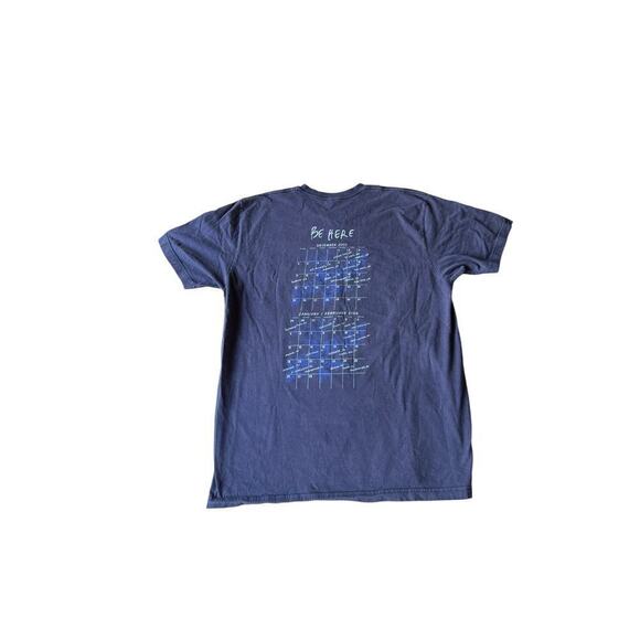 Keith Urban 2005 /‎ 2006 Be Here Concert Tour T-Shirt - Blue Short Sleeve - L - Picture 3 of 8